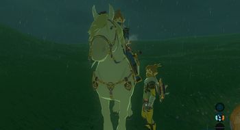 Her spiller to spillere Zelda: Breath of the Wild sammen