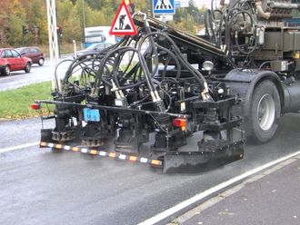 I månedsskiftet juni/juli har spylebilen rubbet opp asfalten i de mest ulykkesutsatte områdene i og rundt Oslo..