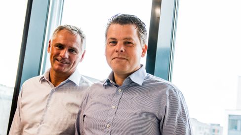 Terje Kristiansen-Bakke, IBM Software Manager og Erling Hesselberg, Visepresident i Crayon Group.   
