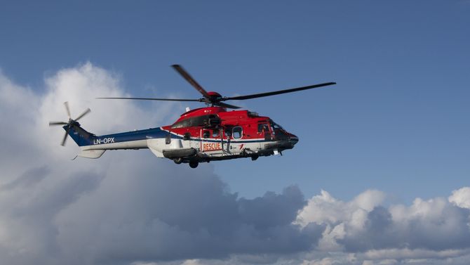 Helikopteret som CHC nå bruker på Florø-basen var tidligere stasjonert på Heidrun-plattformen.