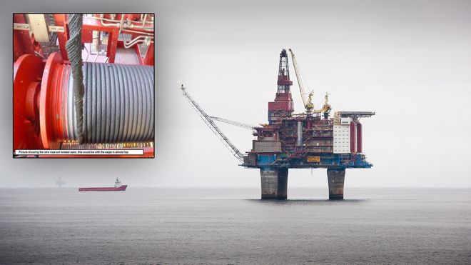 Statoil ble advart flere måneder i forveien. Så deiset over 14 tonn kranbom rett i dekket
