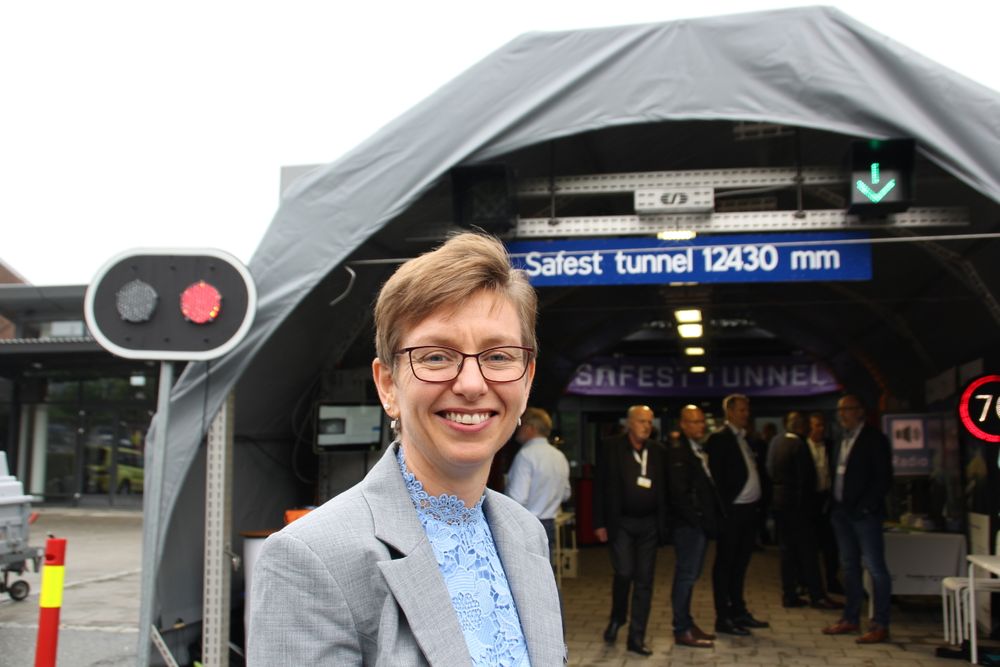 Helen Roth ønsket velkommen til tunnelsikkerhetskonferansen i Stavanger i dag.