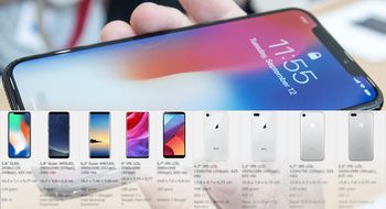 Se sammenligningen av de nye iPhonene mot rivalene