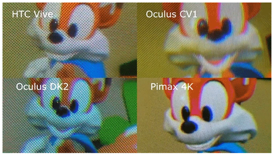 Så mye skarpere skal Pimax være sammenlignet med Oculus Rift og HTC Vive.