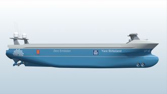 MV Yara Birkeland skal ha to azipod og to tunnelthrustere for framdrift og manøvrering. Skroget er optimalisert for 6-7 knop. Fullastet er effektbehovet bare 110 kW for å holde hastigheten i rolig sjø.