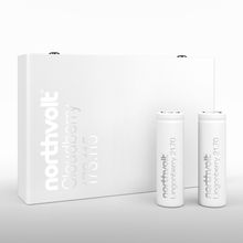 Skisse til celler som kan produseres av ved den foreslåtte batterifabrikken til Northvolt i Sverige.