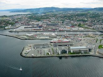 Trondheim havn.