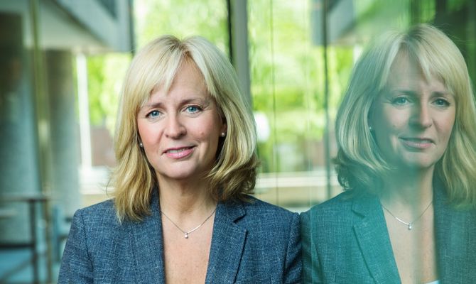 Christine Korme. Portrettfoto.