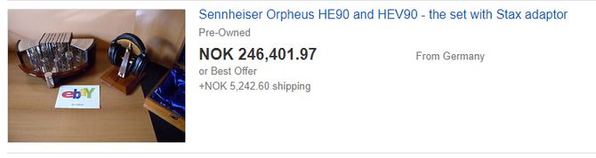 Grisedyrt: Det er ikke billig å kjøpe den 30 år gamle originalen heller. Denne fant vi på eBay til nesten 250 000 kroner.
