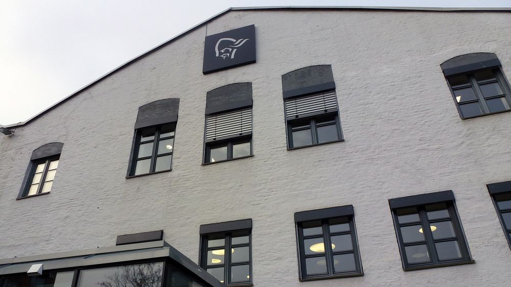 Norrøna holder til i denne gamle fabrikkbygningen fra 1862.
