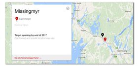Den nye stasjonen har dukket opp på Teslas offisielle kart, men nøyaktig åpningsdato er ikke spesifisert.