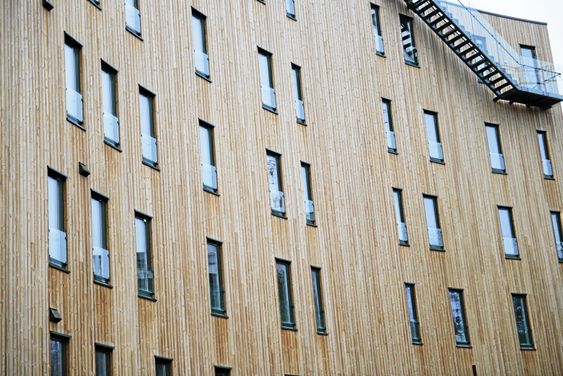 SNART FERDIG: Slik ser det ut akkurat nå i Ormerudveien, hvor Kolbotn Hengende Hage snart står ferdig og innflyttingsklart.