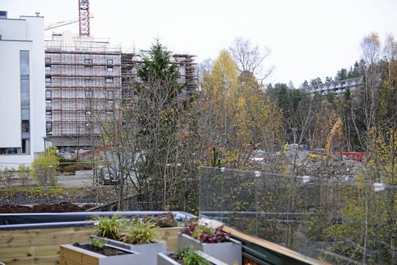 BYGGEPLASS: Om ikke lenge kan folk flytte inn her!