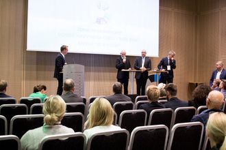 Ståle Kyllingstad i IKM, Tor Moen i ABB og Arne Eik i Statoil Hywind.