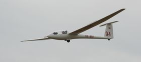 STJÅLET: LS-4a (OY-XRF) . Også flyens andre LS-4a (OY-XPX) er blant flyene som er savnet.