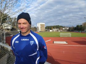 OPTIMISTISK: Trener Knut Slatleim er optimistisk foran helgens match!