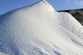 HAUGEVIS: Flere tonn snø produseres i løpet av en vinter.