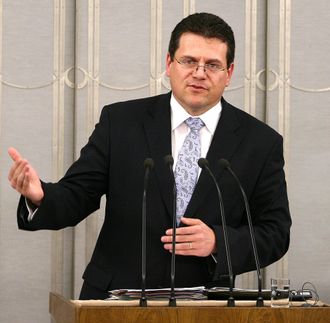 Maroš Šefčovič, EU-kommisjonens visepresident.