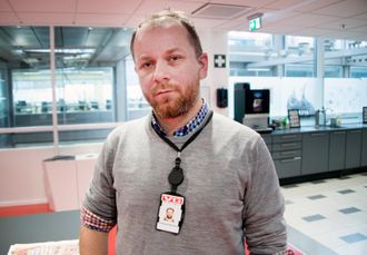 Leder Tor Erling Thømt-Ruud i redaksjonsklubben i VG.