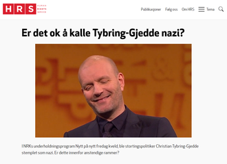 Artikkel fra HRS.