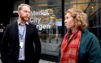 Klubblederne Christian Nicolaisen (BT) og Linda Hilland (BA) har ikke mye til overs for et PR-byrå som nabo.
