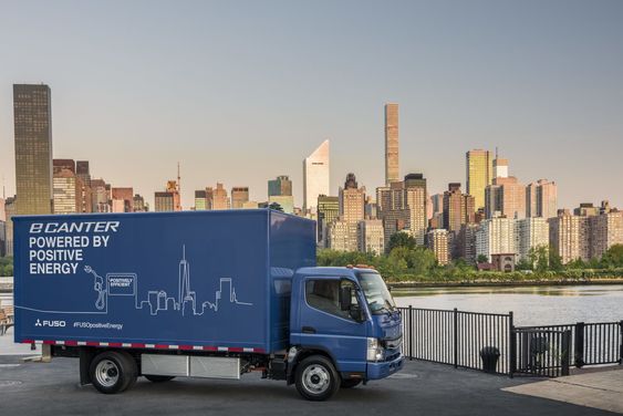 Fuso E-Canter er allerede i drift.