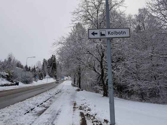 MYE SNØ: Det har kommet flere centimeter i løpet av dagen.