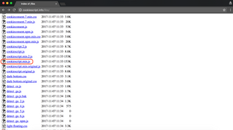 Filen «cookiescript.min.js» var synderen i dette tilfellet.