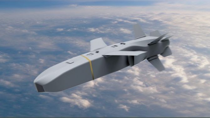 Det tyrkiske missilet SOM-J kan bli en konkurrent for JSM i buken på F-35 etter hvert.