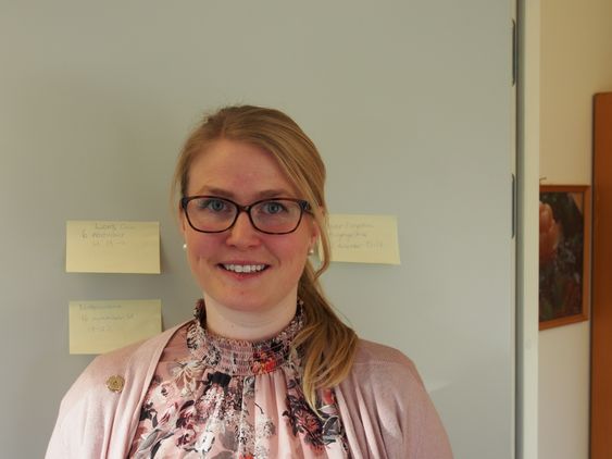 DRØMMEJOBBEN: Ida Madeleen Moe skryter av den lokale frivilligheten. Hun er den nye lederen av Frivilligsentralen i Oppegård.