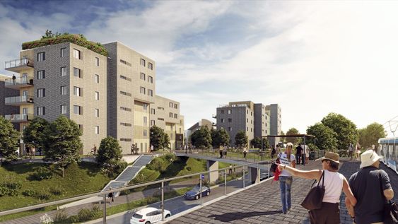 SLIK BLIR DET: Her ser du en illustrasjon av hvordan det kommer til å bli når det står ferdi