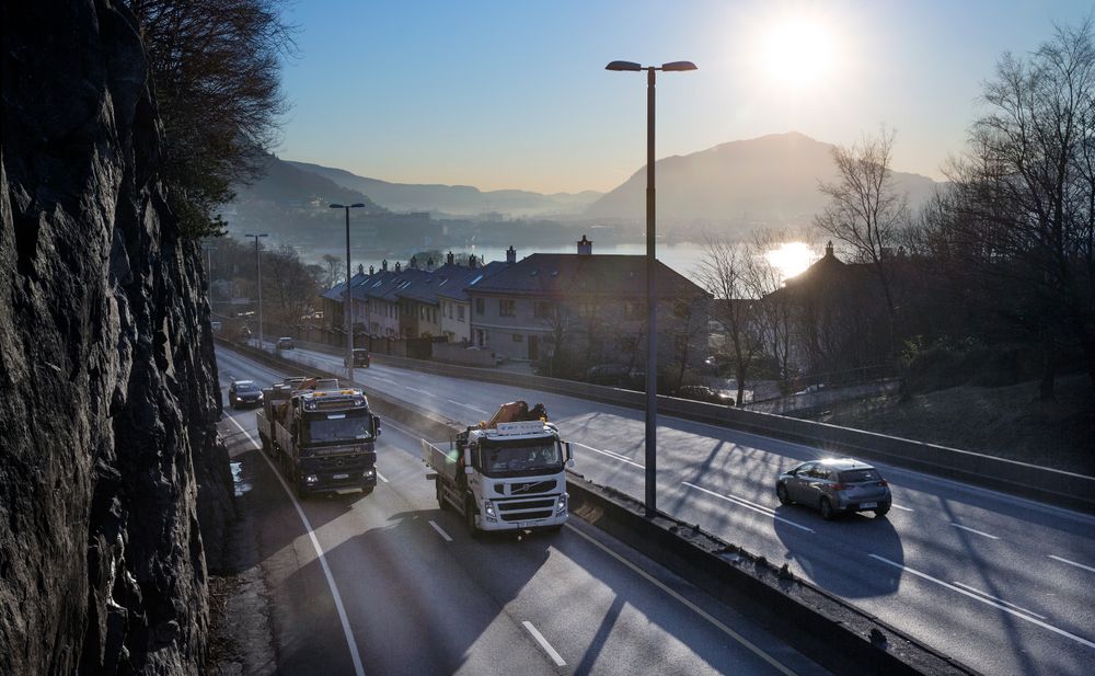 Forurensning fra biltrafikken skal reduseres, når Bypakke Bergen realiseres de neste 20 årene.