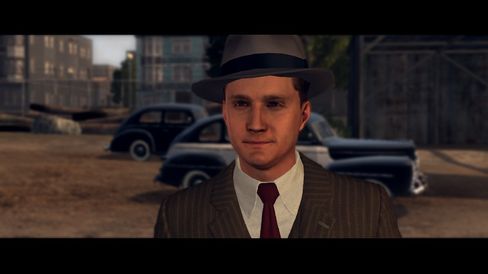 Cole Phelps er vant til å få skryt av sjefen for å si det slik, men later som han ikke liker det.