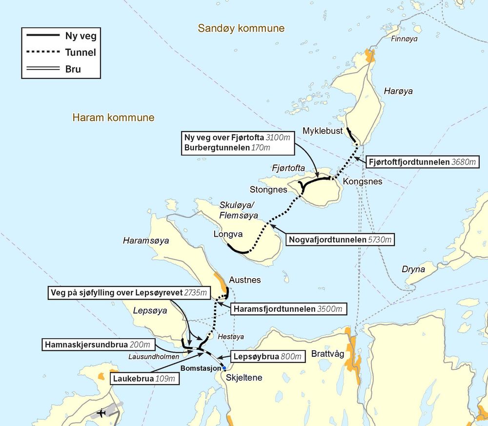 Nordøyvegen lyses ut 26. januar