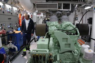 Svitzer Hermod er utstyrt med to MTU-motorer på 2 MW hver.