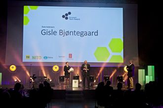 Prisen ble delt ut på Industri Futurum-konferansen på Gardermoen mandag kveld.