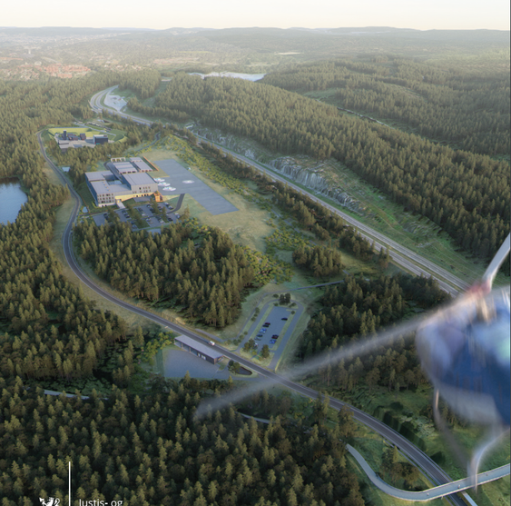 SLIK SKAL DET BLI: her ser du de siste illustrasjonene fra departementet om hvordan de ser for seg at beredskapssenteret skal bli.
