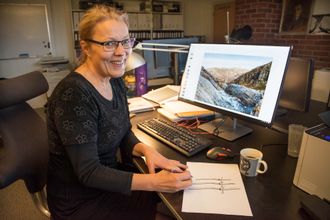 Gode hjelpemidler: Eva Widenoja bruker både pc og blyant i arbeidet som industridesigner, og ideene er mange.