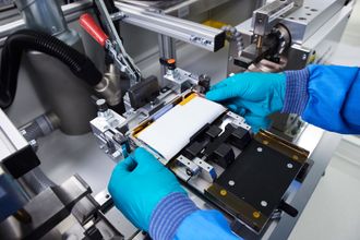Produksjon av celleprototyper hos BMW.
