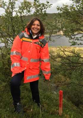 Arianna Minoretti jobber ved bruseksjonen i Statens vegvesen og leder mulighetsstudien for rørbru langs E39.