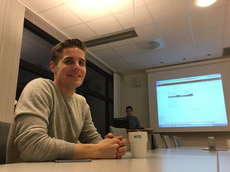 Sigmund Rimstad vil bidra med ingeniørkunnskap ute i verden. Foto: Christina Gulbrandsen