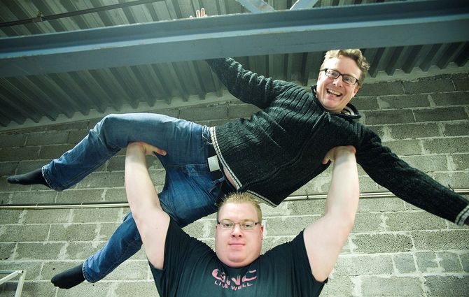 90 kilo journalist er ingen problem. (Foto: Sjur Anda)