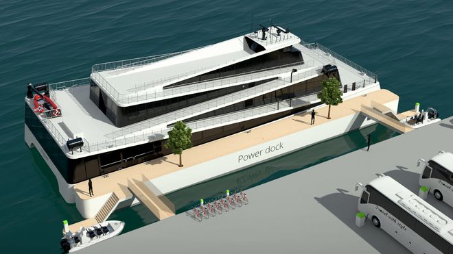 Problem ble nytt produkt: Bygger flytebrygge med batteribank for elektriske turistbåter