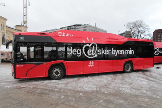 Elbuss: Denne bussen skal kjøre av Unibuss mellom Mortensrud og Vika på linje 74.