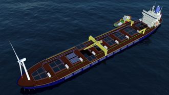Floating Fish Farming Unit skal være mest mulig selvforsynt med energi, både vind, sol , brenselceller og tidevann.