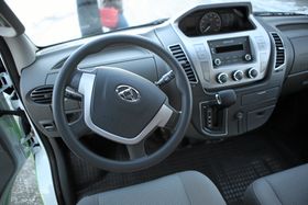 Dashbordet i Maxus EV80. Foto: Hans Kristian Barbøl