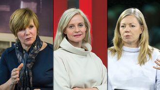 SKAL REFLEKTERE, fra venstre: Christine Meyer, Karianne Solbrække og Trine Eilertsen.