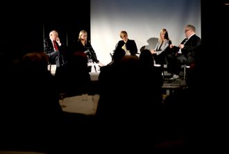 Refleksjoner og talkshow på ORs julemiddag.