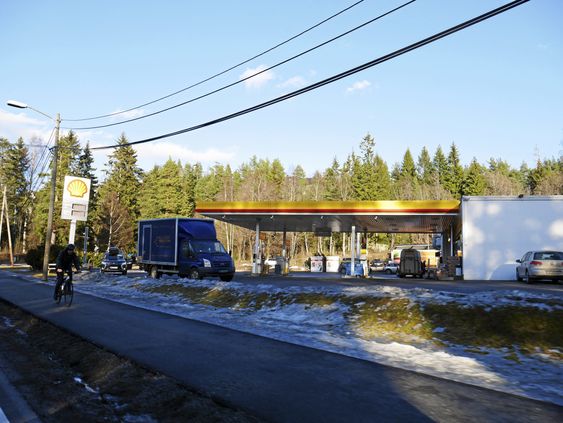 HER SELGES KOPPEN: Her er Shell på Kolbotn, som du kan benytte OI-koppen på, i tillegg til alle andre Shell-stasjoner i hele landet.