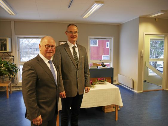 LYST OG TRIVELIG: Begravelsesbyrået fant frem til lokalene de nå har åpnet i i mai. Nå står Kolbotns nye begravelsesbyrå ferdig og åpnet.
